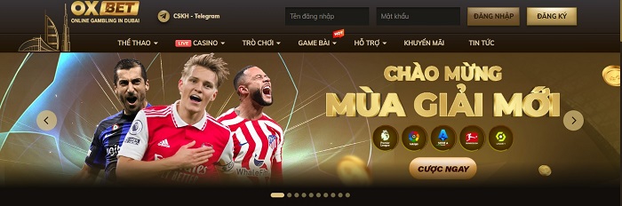 Oxbet.net là domain mới của nhà cái Oxbet